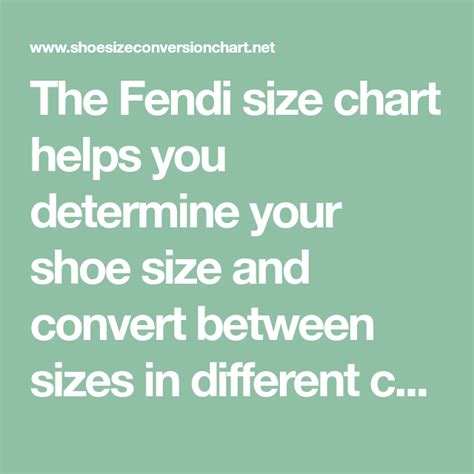 fendi colibri size guide|Fendi size guide pdf.